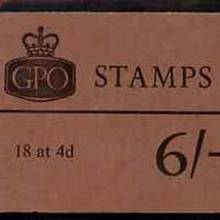 Great Britain 1967-70 Machins 6s booklet (May 1968) complete and fine SG QP36