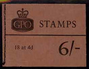Great Britain 1967-70 Machins 6s booklet (May 1968) complete and fine SG QP36