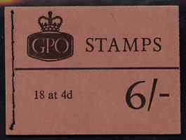 Great Britain 1965-67 Wilding Crowns 6s booklet (Apr 1967) complete and fine SG Q23