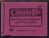 Great Britain 1974 Canada Life 85p booklet dated Sept 1974 complete and fine SG DW1