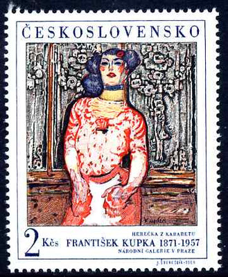 Czechoslovakia 1968 The Cabaret Artiste by Kupka 2k unmounted mint SG 1747