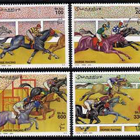 Somalia 2000 Horse Racing perf set of 4 unmounted mint. Note this item is privately produced and is offered purely on its thematic appeal Michel 832-5