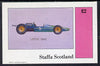 Staffa 1982 Early Racing Cars (Lotus) imperf deluxe sheet (£2 value) unmounted mint