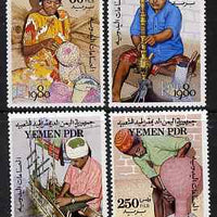 Yemen - Republic 1980 London 1980 - handicrafts perf set of 4 unmounted mint, SG 240-43