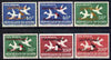 Guinea - Conakry 1962 Conquest of Space overprinted set of 6 unmounted mint SG 343-8
