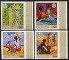 Guinea - Conakry 1969 50th Anniversary of ILO imperf set of 4 unmounted mint, as SG 707-10, Mi 549-52