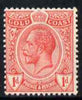 Gold Coast 1913-21 KG5 1d red unmounted mint SG 72