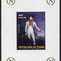Chad 2009 Napoleon #7 Louis Bonaparte perf deluxe sheet unmounted mint