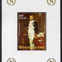 Chad 2009 Napoleon #3 in his Study by David perf deluxe sheet unmounted mint. Note this item is privately produced and is offered purely on its thematic appeal.