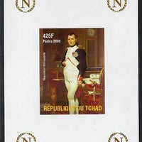 Chad 2009 Napoleon #3 in his Study by David imperf deluxe sheet unmounted mint. Note this item is privately produced and is offered purely on its thematic appeal.
