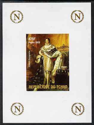 Chad 2009 Napoleon #9 Joseph Bonaparte - King of Spain imperf deluxe sheet unmounted mint. Note this item is privately produced and is offered purely on its thematic appeal.