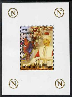 Chad 2009 Napoleon #5 Playing Chess with Cornwallis (part) and The Turk perf deluxe sheet unmounted mint. Note this item is privately produced and is offered purely on its thematic appeal.