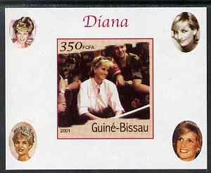 Guinea - Bissau 2001 Princess Diana #3 imperf deluxe sheet unmounted mint. Note this item is privately produced and is offered purely on its thematic appeal