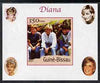 Guinea - Bissau 2001 Princess Diana #4 imperf deluxe sheet unmounted mint. Note this item is privately produced and is offered purely on its thematic appeal