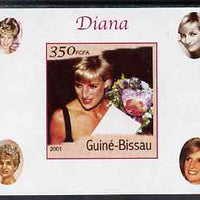 Guinea - Bissau 2001 Princess Diana #5 imperf deluxe sheet unmounted mint. Note this item is privately produced and is offered purely on its thematic appeal