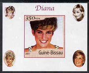 Guinea - Bissau 2001 Princess Diana #6 imperf deluxe sheet unmounted mint. Note this item is privately produced and is offered purely on its thematic appeal