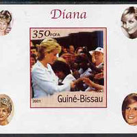 Guinea - Bissau 2001 Princess Diana #8 imperf deluxe sheet unmounted mint. Note this item is privately produced and is offered purely on its thematic appeal