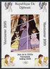 Djibouti 2008 Beijing & Vancouver Olympics - Disney - Cinderella imperf deluxe sheet #4 unmounted mint. Note this item is privately produced and is offered purely on its thematic appeal