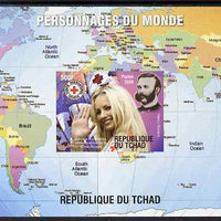 Chad 2009 World Personalities - Henri Dunant & Red Cross imperf s/sheet unmounted mint. Note this item is privately produced and is offered purely on its thematic appeal.