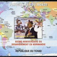 Chad 2009 World Personalities - Barack Obama perf s/sheet unmounted mint. Note this item is privately produced and is offered purely on its thematic appeal.