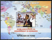 Chad 2009 World Personalities - Barack Obama perf s/sheet unmounted mint. Note this item is privately produced and is offered purely on its thematic appeal.