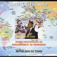 Chad 2009 World Personalities - Barack Obama imperf s/sheet unmounted mint. Note this item is privately produced and is offered purely on its thematic appeal.