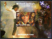 Chad 2009 Michael Jackson #1 imperf s/sheet unmounted mint. Note this item is privately produced and is offered purely on its thematic appeal.