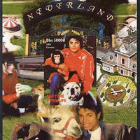 St Thomas & Prince Islands 2009 Michael Jackson imperf s/sheet unmounted mint