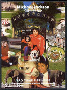 St Thomas & Prince Islands 2009 Michael Jackson imperf s/sheet unmounted mint