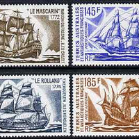 French Southern & Antarctic Territories 1973 Antarctic Ships perf set of 4 unmounted mint SG 85-8
