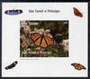 St Thomas & Prince Islands 2005 Butterflies #1 individual imperf deluxe sheet unmounted mint. Note this item is privately produced and is offered purely on its thematic appeal