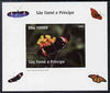 St Thomas & Prince Islands 2005 Butterflies #2 individual imperf deluxe sheet unmounted mint. Note this item is privately produced and is offered purely on its thematic appeal