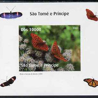 St Thomas & Prince Islands 2005 Butterflies #3 individual imperf deluxe sheet unmounted mint. Note this item is privately produced and is offered purely on its thematic appeal