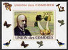 Comoro Islands 2008 Botanists & Fungi #3 Eduard Fischer individual imperf deluxe sheet unmounted mint. Note this item is privately produced and is offered purely on its thematic appeal, it has no postal validity