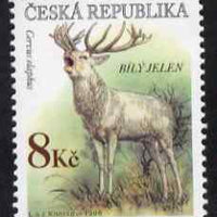 Czech Republic 1998 White Deer 8kc from Endangered Species set unmounted mint, SG 189