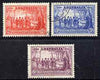 Australia 1937 New South Wales set of 3 fine cds used SG 193-95