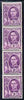 Australia 1948-56 2d bright purple coil strip of 4 showing coil join, top stamp mounted, SG 230aa