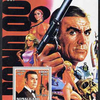 Somaliland 2002 James Bond (Sean Connery) #2 perf m/sheet unmounted mint
