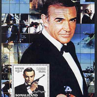 Somaliland 2002 James Bond (Sean Connery) #3 perf m/sheet unmounted mint. Note this item is privately produced and is offered purely on its thematic appeal