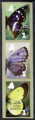 Finland 2007 Butterflies set of 3 self-adhesives unmounted mint SG 1882-4