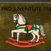 Switzerland 1983 Pro Juventute 7f80 booklet complete and very fine, SG JSB33