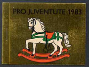 Switzerland 1983 Pro Juventute 7f80 booklet complete and very fine, SG JSB33