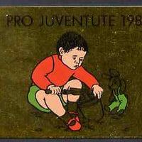 Switzerland 1987 Pro Juventute 9f booklet complete and very fine, SG JSB37