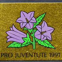 Switzerland 1991 Pro Juventute 8f50 booklet complete and very fine, SG JSB41
