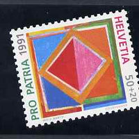 Switzerland 1991 Pro Patria 7f50 booklet complete and very fine, SG PSB2