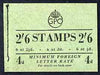 Great Britain 1951 (Jan) 2s6d booklet complete, slight discolouration on back cover otherwise fine SG BD18 (89)