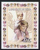 Chad 1997 Princess Diana 250f series #2 imperf deluxe sheet unmounted mint