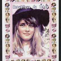 Chad 1997 Princess Diana 300f series #1 imperf deluxe sheet unmounted mint