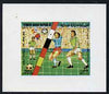Yemen - Republic 1982 Football World Cup 75f imperf proof on glossy card unmounted mint as SG 712