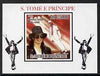St Thomas & Prince Islands 2009 Michael Jackson #1 individual imperf deluxe sheet unmounted mint. Note this item is privately produced and is offered purely on its thematic appeal